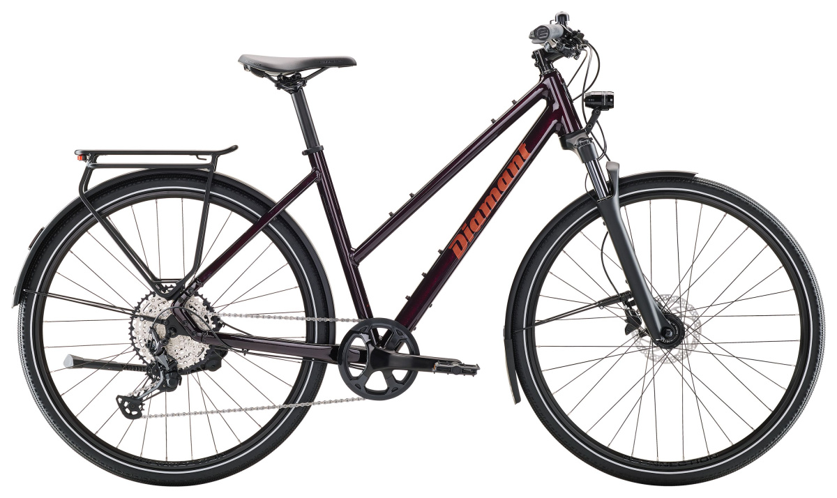 DIAMANT Mahon Trip Pro (Midstep) DAMES SCHWARZKIRSCH METALLIC M 50cm M 2025